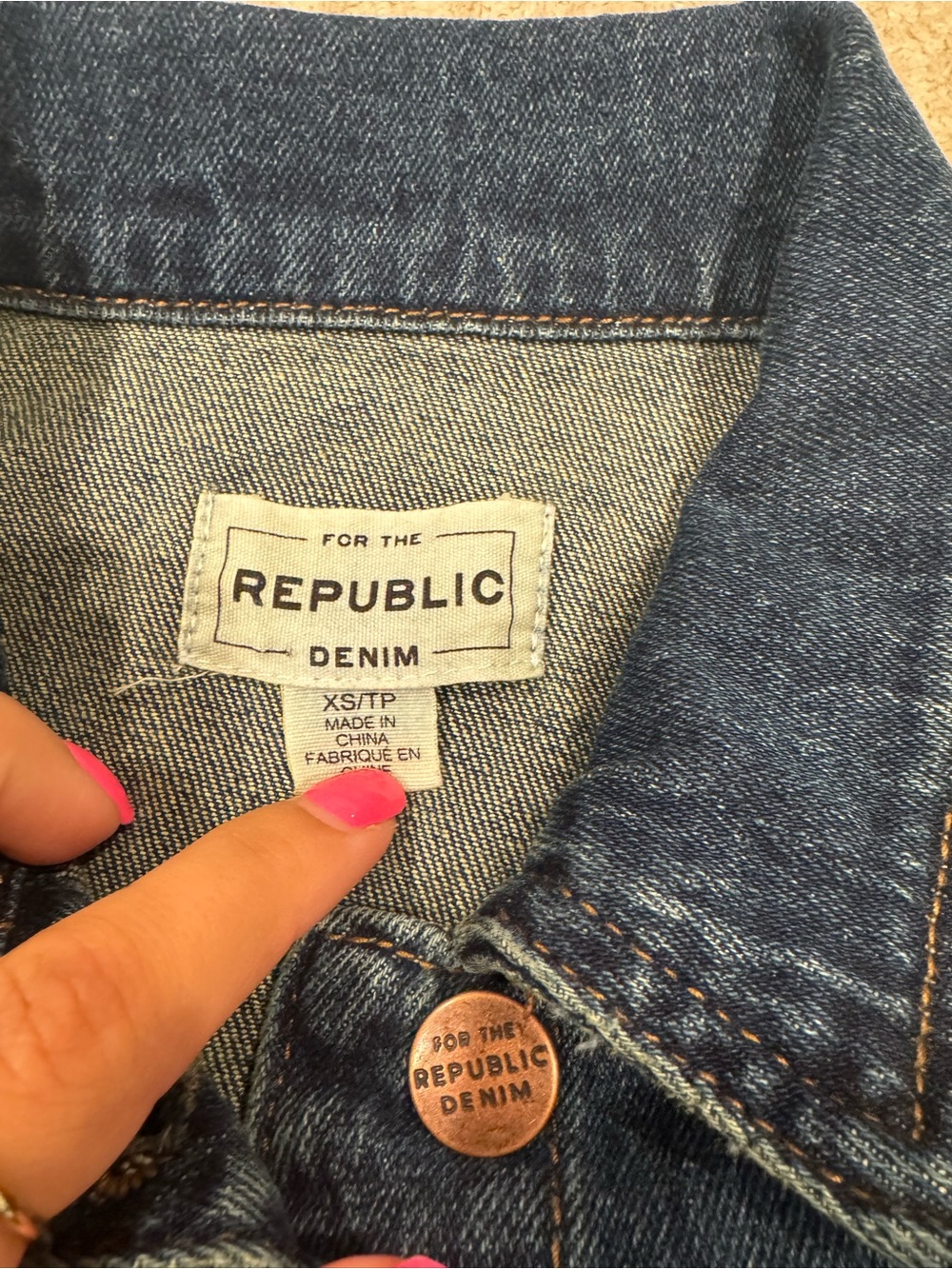 XS denim jacket - Picture 4 of 4